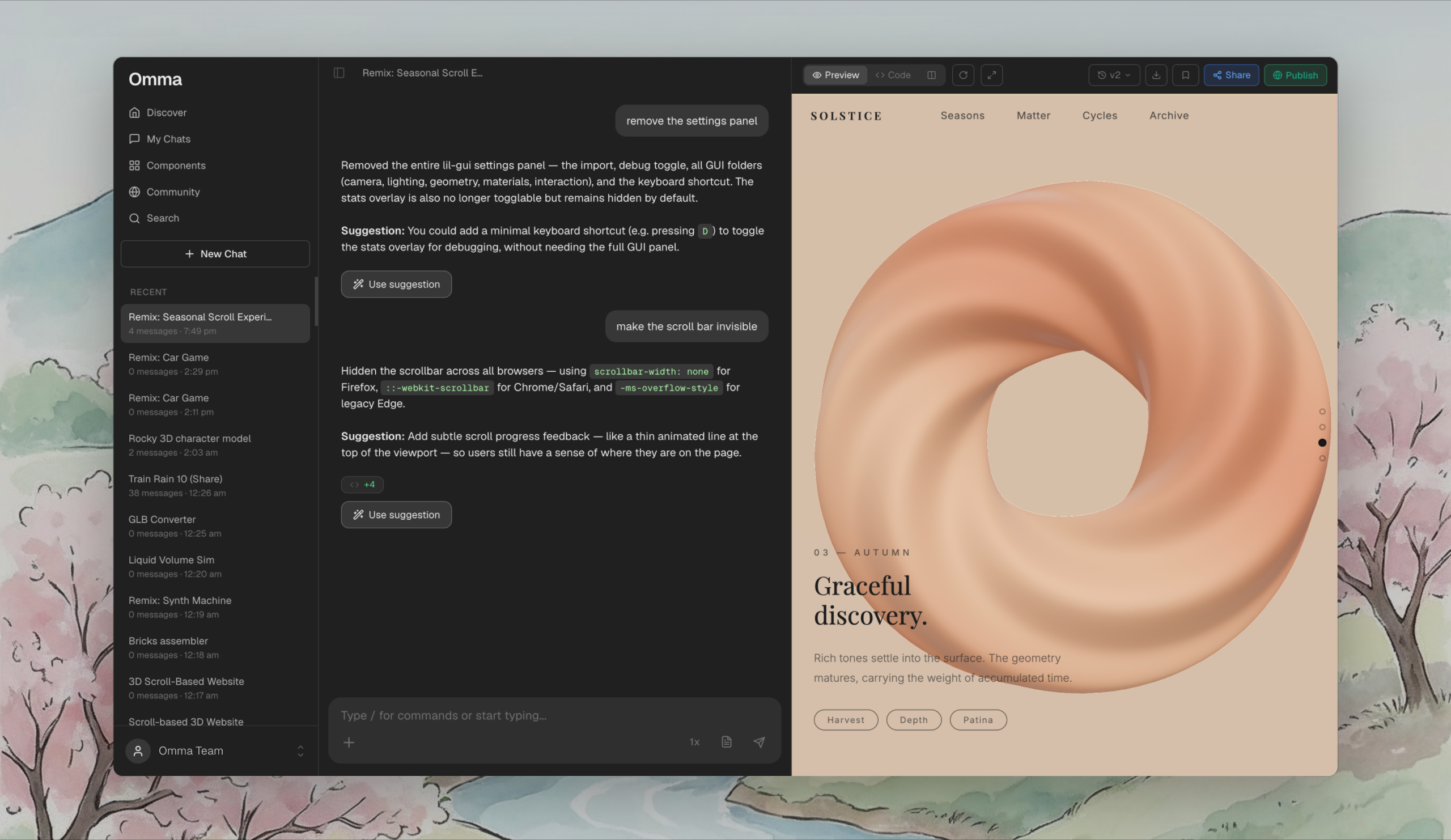 Omma AI Creative Studio